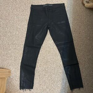 Articles of Society Black Coated Jeans